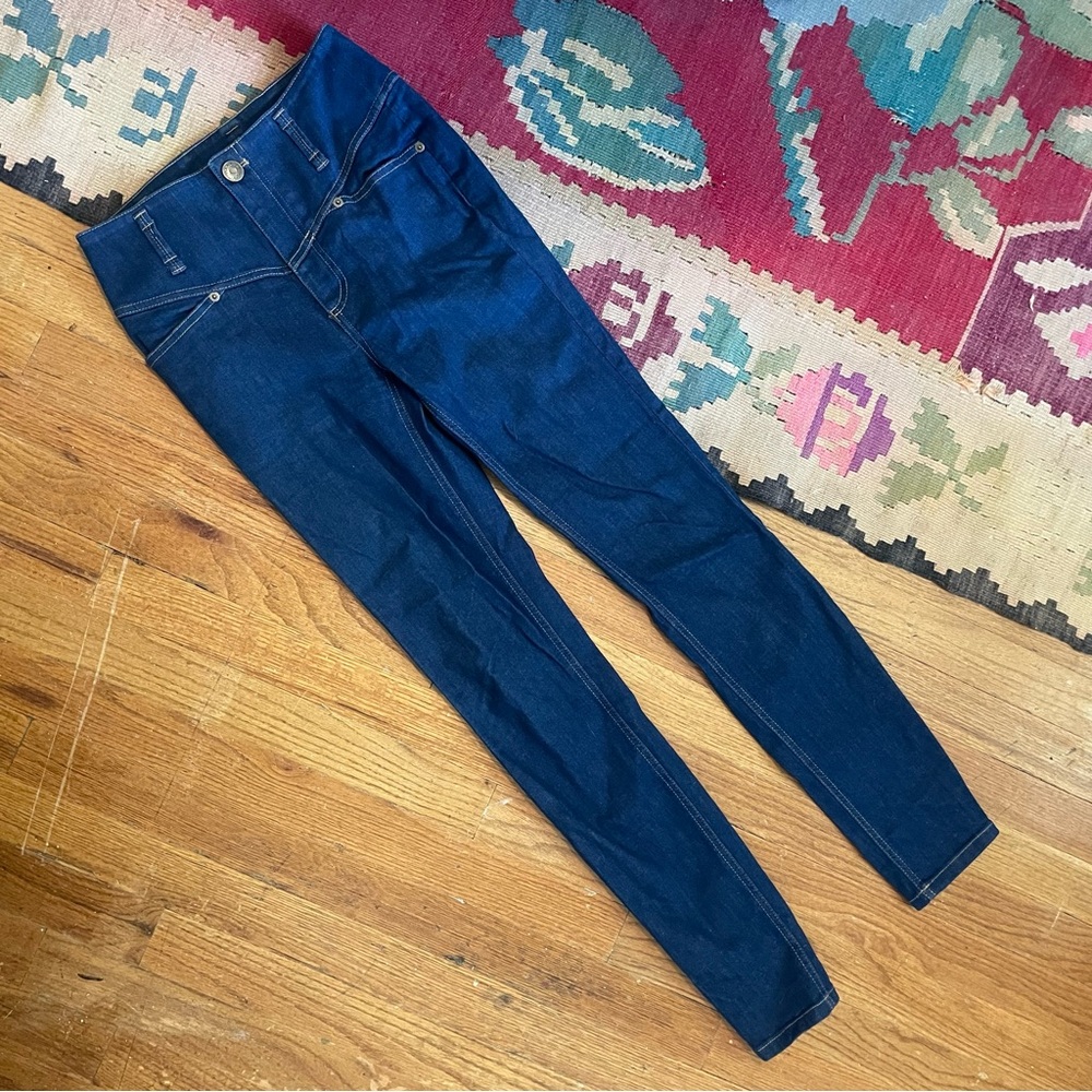 Marc by Marc Jacobs High Waisted 70s Skinny Blue Jeans, Size 2
